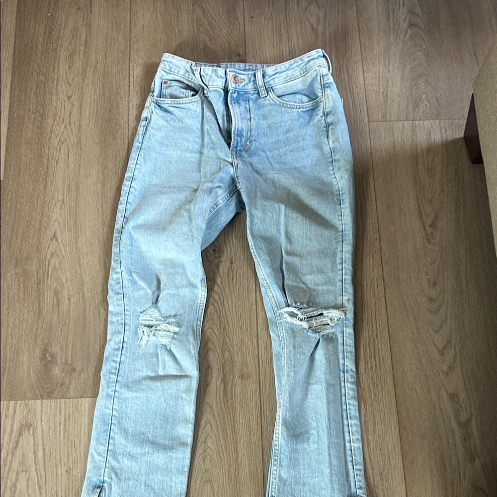 H & M Denim High Waist Skinny Jeans